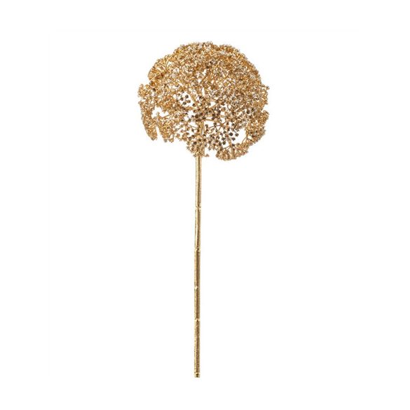 Achillea spray metallic 80cm - Arany/ezüst