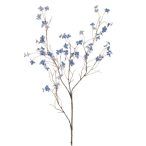 Hydrangea blossom spray x4 117cm - Kék