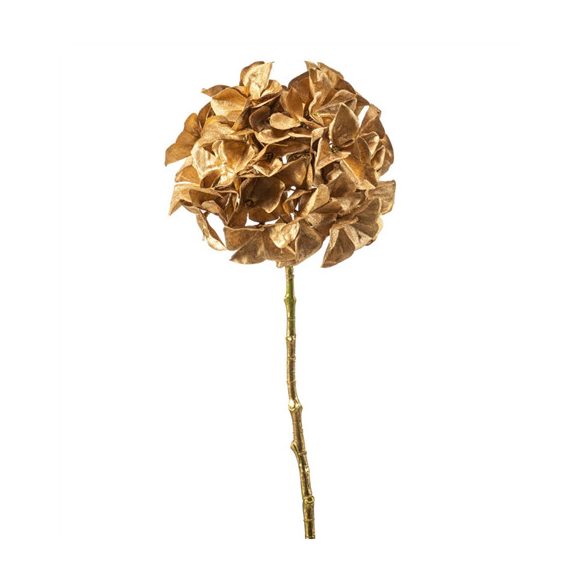 Hydrangea spray 47cm - Arany