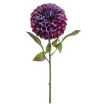 Dahlia pompon spray XL 77cm - Lila