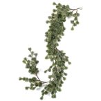 Cedar pine garland 180cm - Zöld/szürke