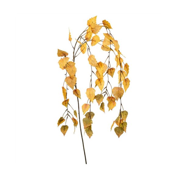 Birch lvs hanging spray x4 140cm - Sárga