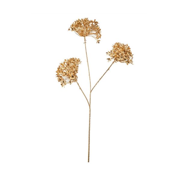 Viburnum spray x3 66cm - Arany