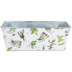 Balkondoboz 7,5 liter 15 x 41 cm  - Gyógynövényes nyomat