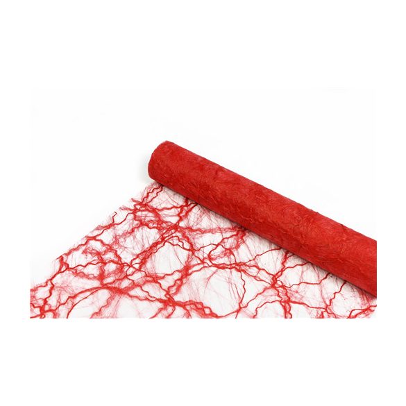 Fodros Préselt Sizal tekercs "Sizotwist New" Tűzpiros (3320) 15cm x 10m