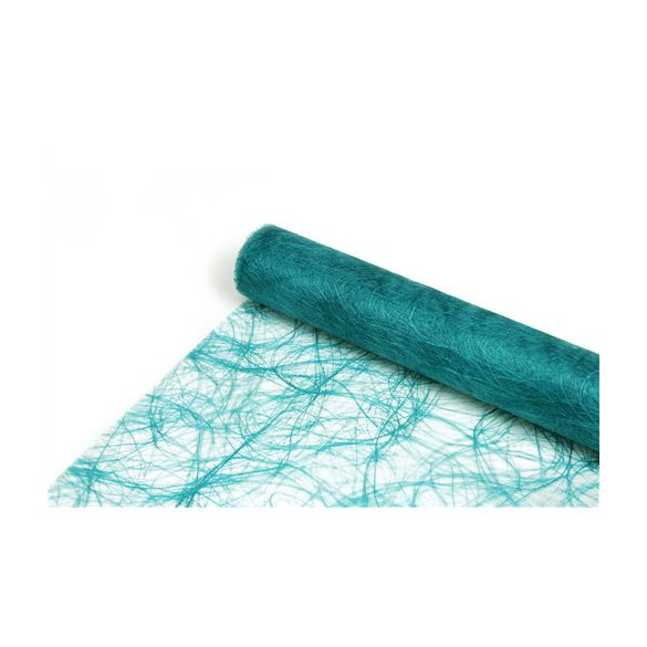 Préselt Sizal tekercs "Sizoweb" Türkiz (6550) 30cm x 5m