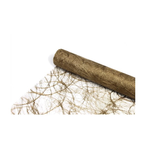 Préselt Sizal tekercs "Sizoweb" Metál Arany (1800) 30cm x 5m