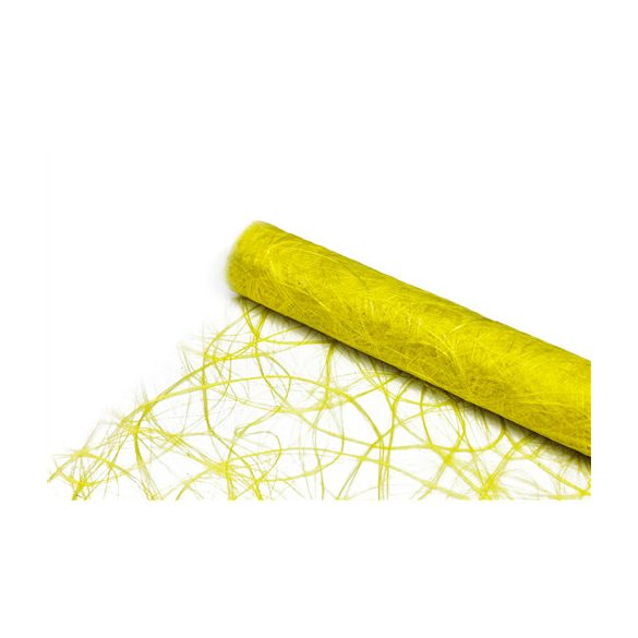 Préselt Sizal tekercs "Sizoweb" Sárga (8051) 30cm x 5m