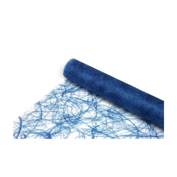 Préselt Sizal tekercs "Sizoweb" Középkék (7340) 30cm x 5m