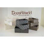 Kosár nylon szövet 24x14cm