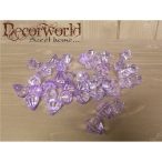 Kristály gyöngy 2cm s/40 - Lila