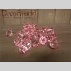 Kristály gyöngy 2cm s/40 - Rózsaszín