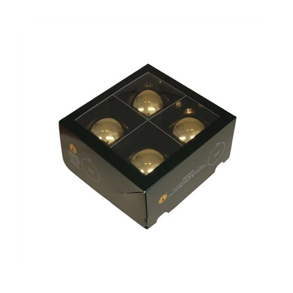 Üveg gömb 10cm - Arany shiny S/4