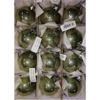 Gömb üveg 50mm zöld s/12