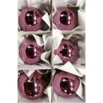 Gömb üveg 50mm mályva S/6