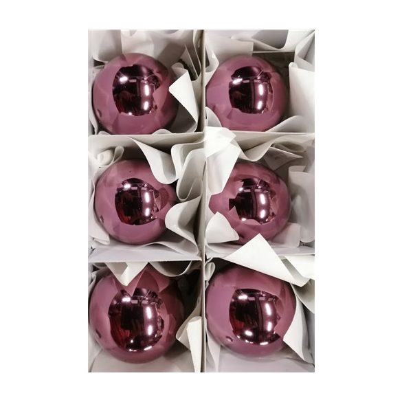 Gömb üveg 50mm mályva S/6