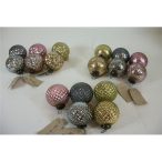 Karácsonyi Gömb 8cm matt/fényes többféle