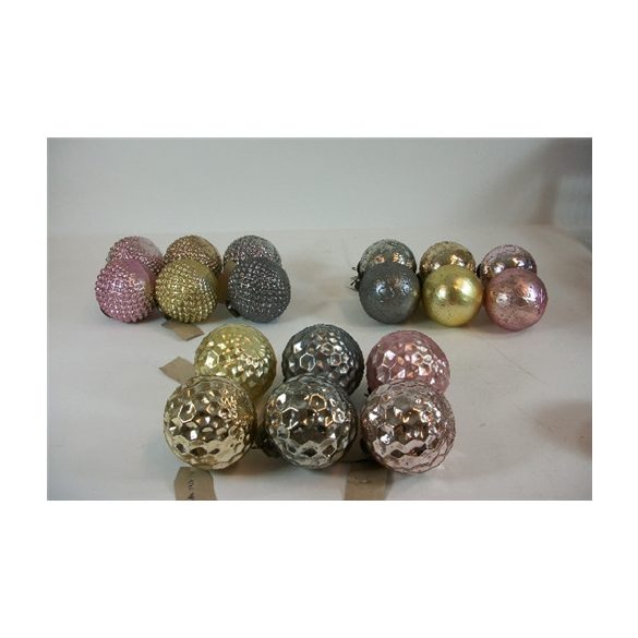 Karácsonyi Gömb 10cm matt/fényes többféle