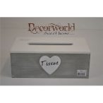 Szalvétatartó szívvel 25x14x9.5cm