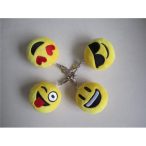 "Smiley" kulcstartó 6cm - 4 féle