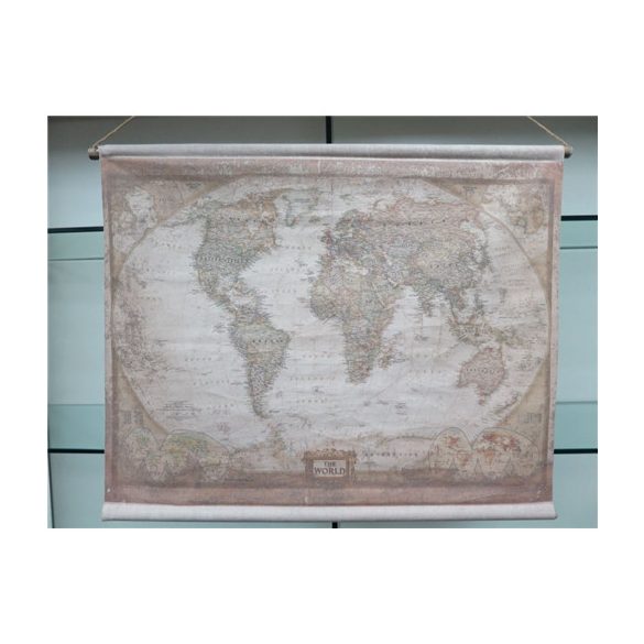 Világtérkép antik 100x77cm