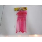 Flamingós pálcika 19cm s/12db