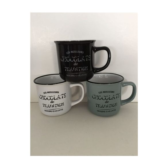 Feliratos bögre 9x8,5cm - 3 Fajta