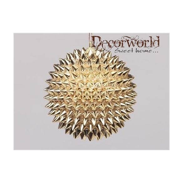 Gömb 10cm arany S/2db