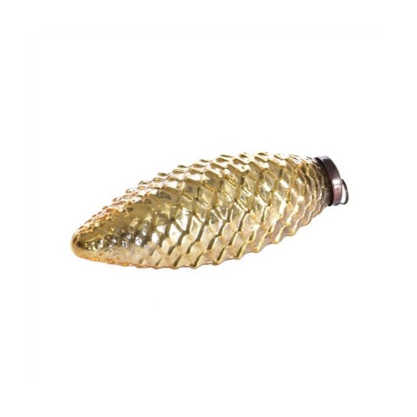 Toboz üveg 16cm - Arany