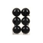 Gömb műanyag 10cm - Fekete fényes S/6