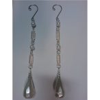 Dekoráció lógó 24 cm fehér S/2