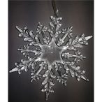 Hópihe akasztós műanyag 16cm - Átlátszó