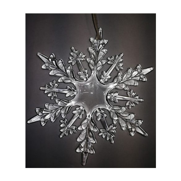 Hópihe akasztós műanyag 16cm - Átlátszó