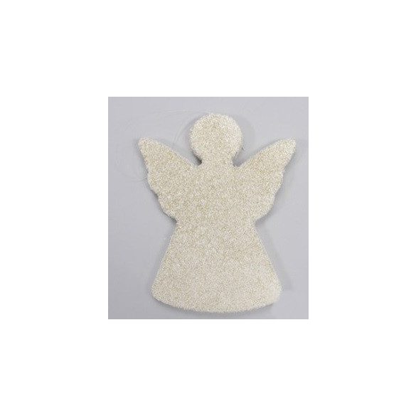 Angyal akasztós 25 cm - Fehér/arany