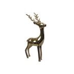 Szarvas álló aluminium 23x12x41cm - Arany