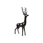 Szarvas álló aluminium 42x20x81cm - Grafit