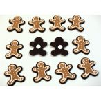 Mézeskalács filc öntapadós 4x4,5cm - Mézi (12db/csom.)