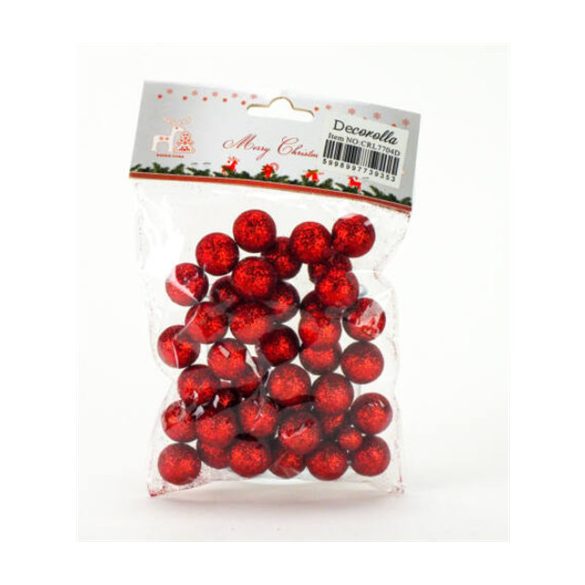 Gömb akasztós fém 20cm - Fekete