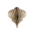 Dekoráció akasztós 8 cm - Bézs