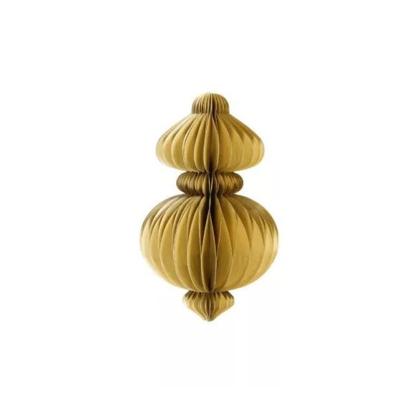 Dekoráció akasztós 20 cm - Arany
