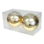 Műanyag gömb 18cm - Arany S/2