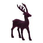 Rénszarvas flokkolt, álló 13,5x21cm - Lila