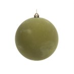 Műanyag gömb 20cm flokkolt - Zöld