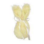 Tojás nyúl füllel akasztós 16 cm - Sárga S/2