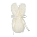 Tojás nyúl füllel akasztós 16cm - Krém S/2