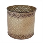 Kaspó fém Crissy 16cm - Antik arany