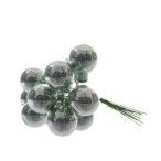 Gömb betűzős üveg pick 2 cm S/144 - Eucalyptus