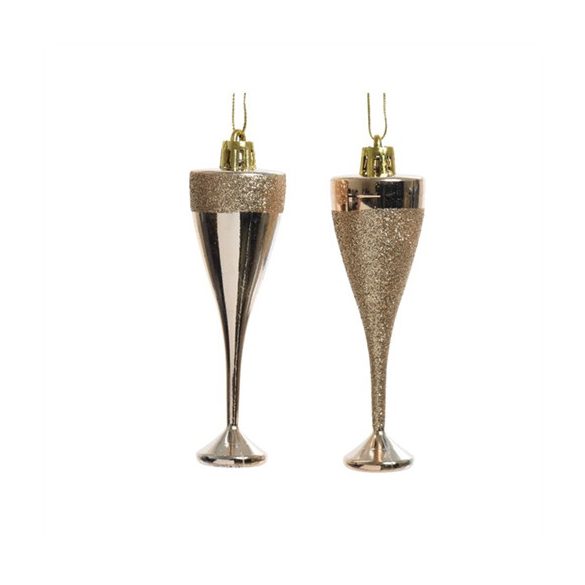 Pohár karácsonyfadísz 10cm