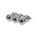 Gömb üveg 8 cm ezüst fényes S/6