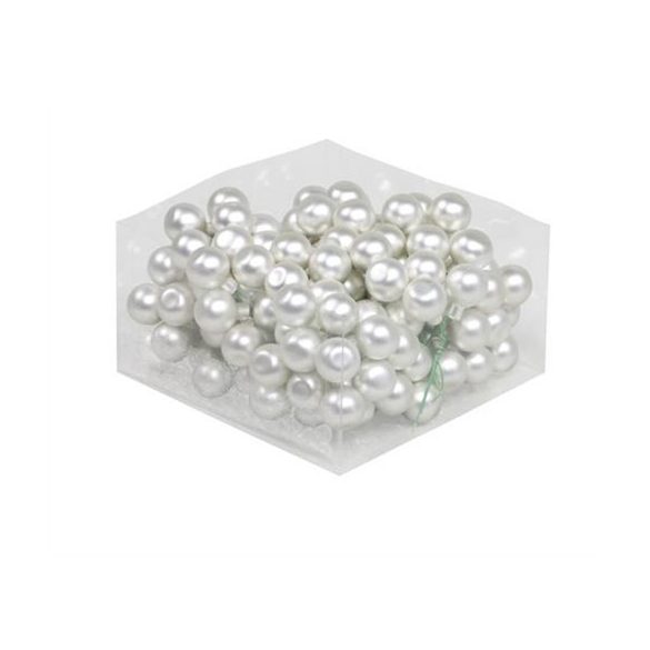 Gömb betűzős üveg 2,5 cm matt - EzüstS/144